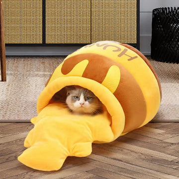 Cat Bed House Lovely Pet Cat Bed Washable Kennel Comfortable
